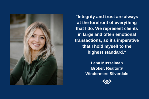 Lena Musselman Realtor quote