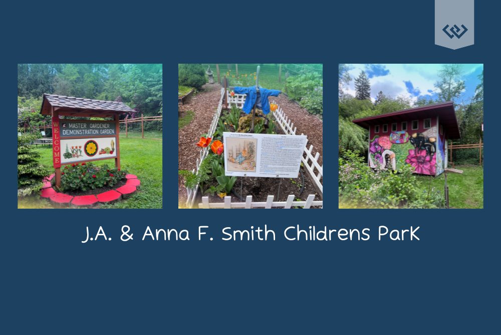 Childrens Garden at Smith Park with flowers and produce